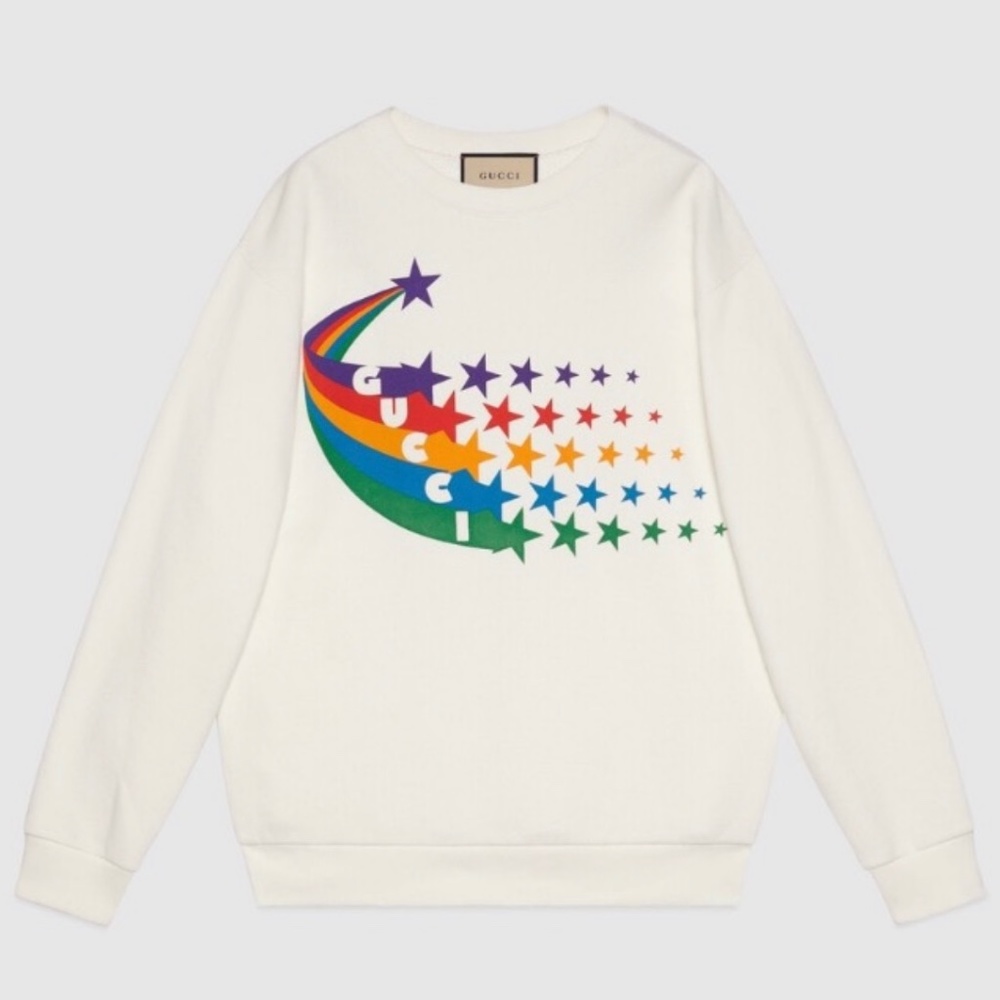 Gucci shooting star-print sweatshirt